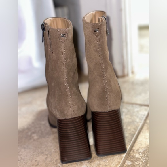 Sam Edelman Ivette Bootie in Olive Taupe - Picture 6 of 7